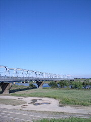 写真：武蔵野線の鉄橋