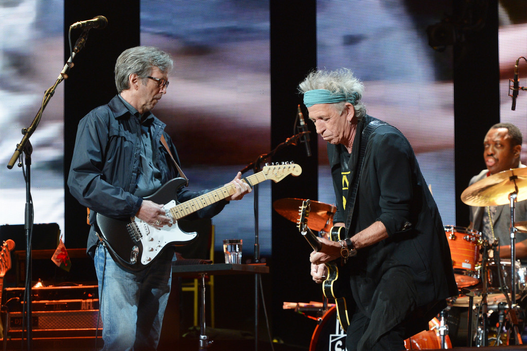 keith richards at Crossroads guitar festival