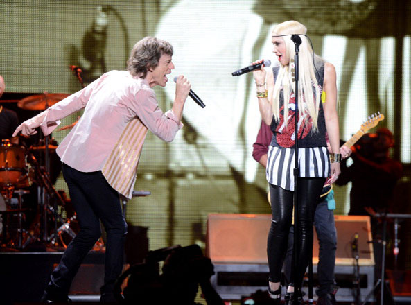 Mick and Gwen Stefani
