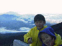 みごとな影富士、でも寒い！