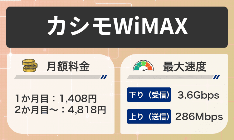 カシモWiMAXの商標画像